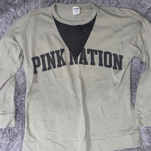 Olive Green Victoria Secret Sweatshirt